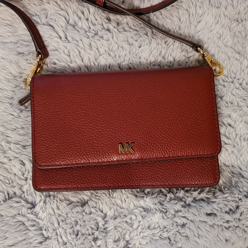 Michael Kors Pebbled Leather Convertible Crossbody